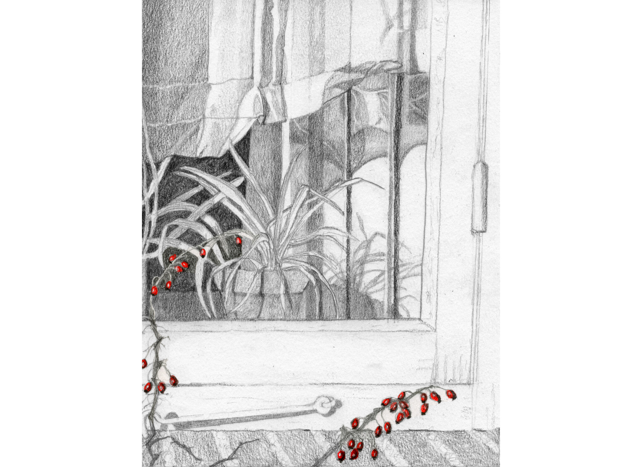 MOVING TO NOHERE IN PARTICULAR, (colour)pencil on paper, 21x16 cm, 2022